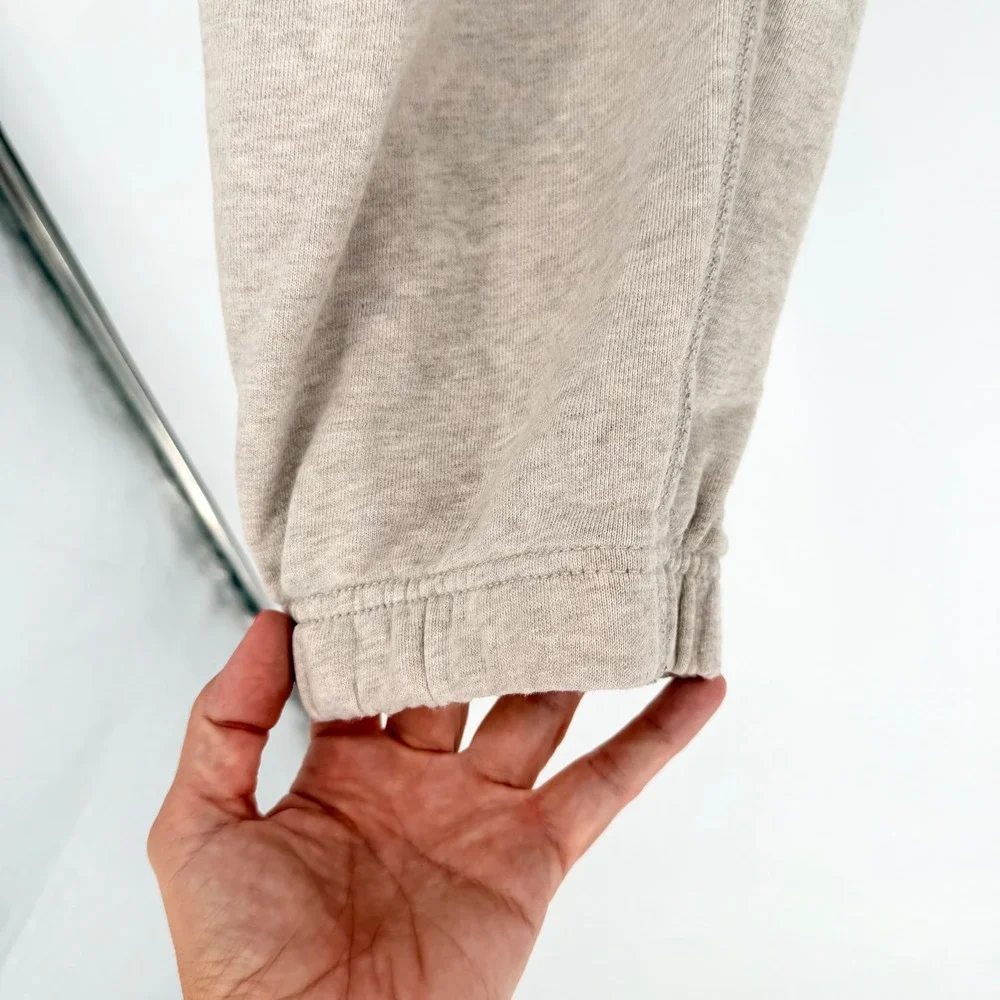 J. Crew Relaxed French Terry Sweatpant Beige Size M Loungewear Comfy Cozy Travel